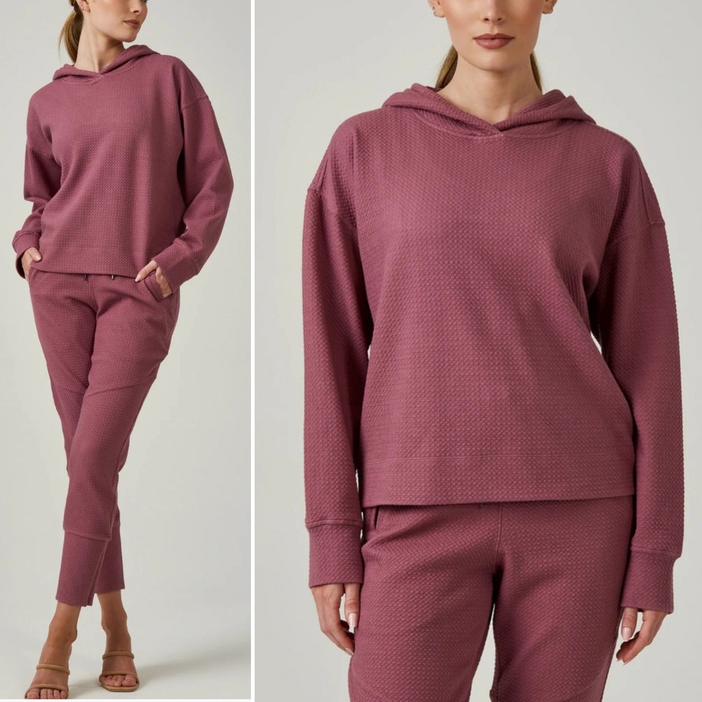 7 Diamonds Restoration Pullover Hoodie in Orchid Quilted Women's Size Small